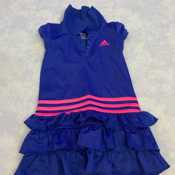 Adidas Royal Blue Polo Dress - Picture 1 of 3